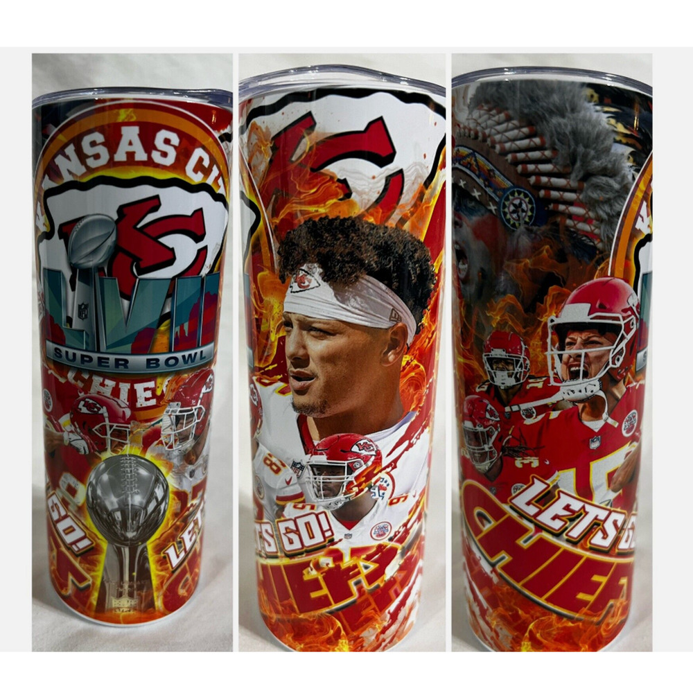 Kansas City Chiefs 20 oz tumbler stainless